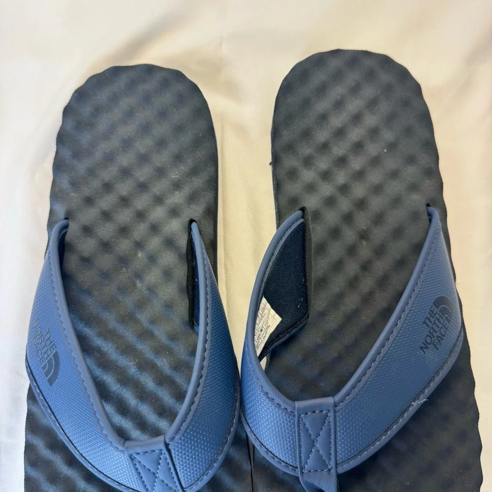 The North Face Men’s Navy and Black Flip-Flop Sandals